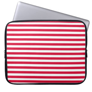 Housse Pour Ordinateur Portable drapeau Danemark rayures pays couleur motif rouge 