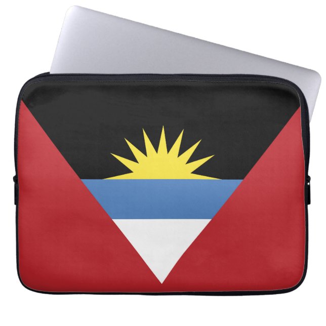 Housse Pour Ordinateur Portable Drapeau d'Antigua-et-Barbuda (Devant)