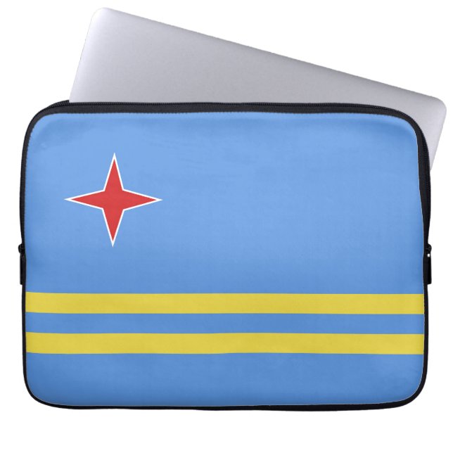 Housse Pour Ordinateur Portable Drapeau d'Aruba (Devant)