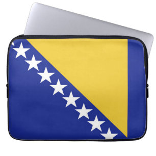 Housse Pour Ordinateur Portable Drapeau de Bosnie-Herzégovine