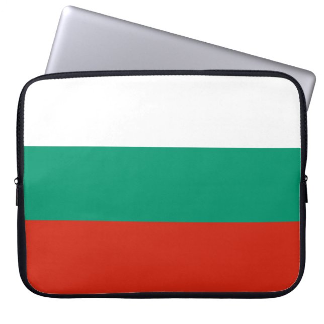 Housse Pour Ordinateur Portable Drapeau de Bulgarie (Devant)