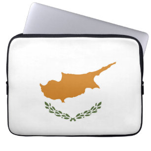 Housse Pour Ordinateur Portable Drapeau de Chypre