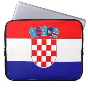 Housse Pour Ordinateur Portable Drapeau de Croatie
