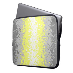 Housse Pour Ordinateur Portable Drapeau de fierté demigenre abstrait ondoyant psyc
