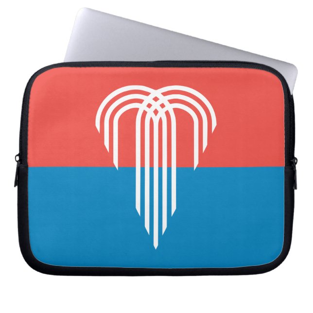 Housse Pour Ordinateur Portable Drapeau de Kansas City (Devant)