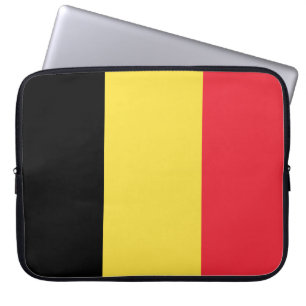 Housse Pour Ordinateur Portable Drapeau de la Belgique