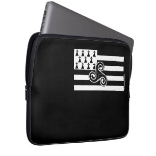 Housse Pour Ordinateur Portable Drapeau de la Bretagne (Breton)