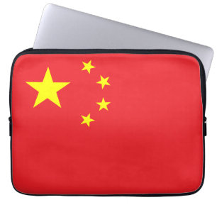 Housse Pour Ordinateur Portable Drapeau de la Chine