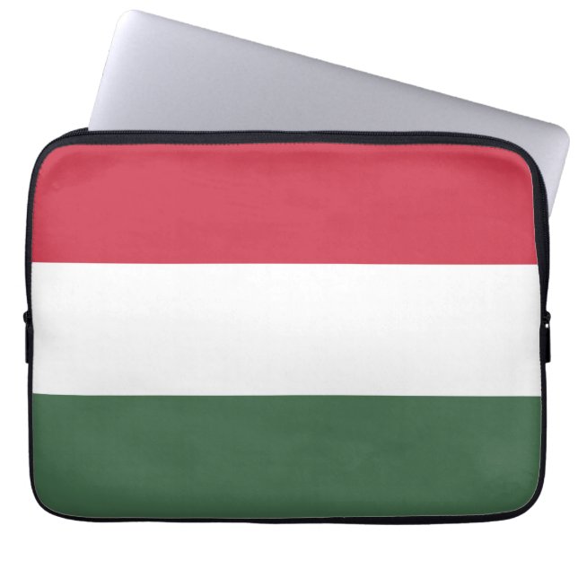 Housse Pour Ordinateur Portable drapeau de la Hongrie (Devant)