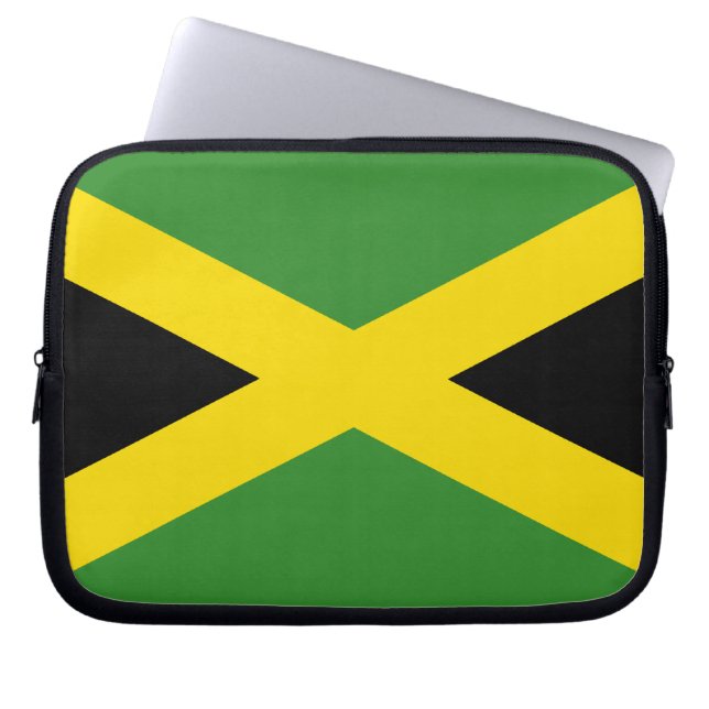 Housse Pour Ordinateur Portable Drapeau de la Jamaïque (Devant)