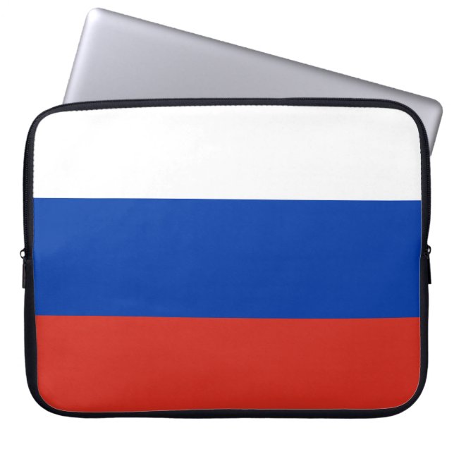 Housse Pour Ordinateur Portable Drapeau de la Russie (Devant)