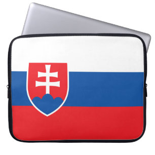 Housse Pour Ordinateur Portable Drapeau de la Slovaquie