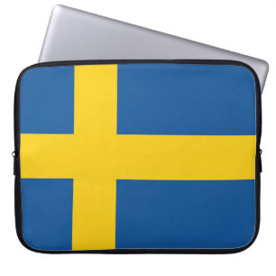 Housse Pour Ordinateur Portable Drapeau de la Suède