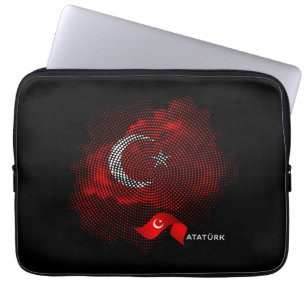 Housse Pour Ordinateur Portable Drapeau de la Turquie