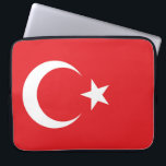 Housse Pour Ordinateur Portable Drapeau de la Turquie<br><div class="desc">Proportion 2:3,  Drapeau de la Turquie</div>
