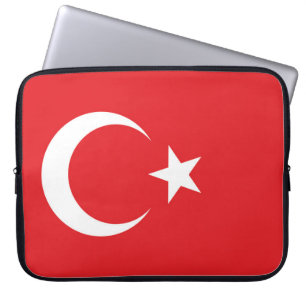 Housse Pour Ordinateur Portable Drapeau de la Turquie