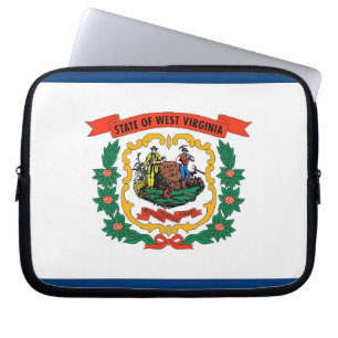 Housse Pour Ordinateur Portable Drapeau de la Virginie-Occidentale