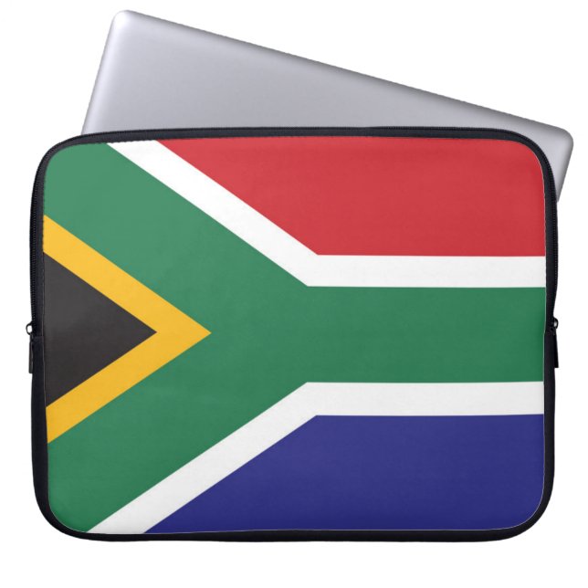 Housse Pour Ordinateur Portable Drapeau de l'Afrique du Sud (Devant)