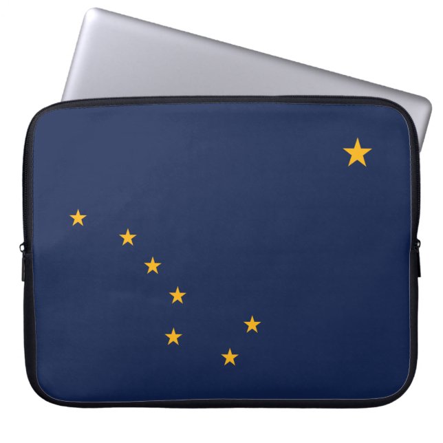 Housse Pour Ordinateur Portable Drapeau de l'Alaska (Devant)
