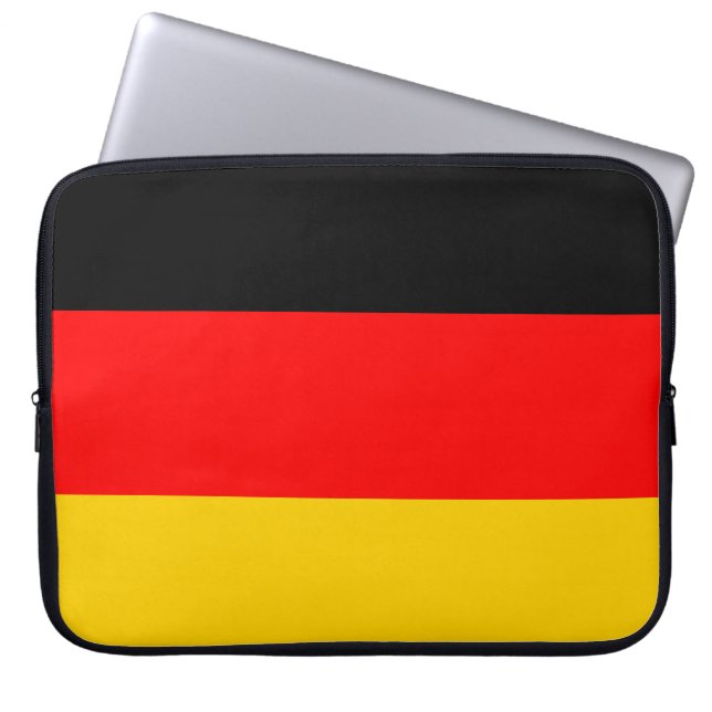 Housse Pour Ordinateur Portable Drapeau de l'Allemagne (Devant)