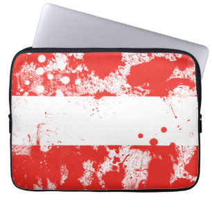 Housse Pour Ordinateur Portable Drapeau de l'Autriche