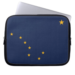 Housse Pour Ordinateur Portable Drapeau de l'état de l'Alaska