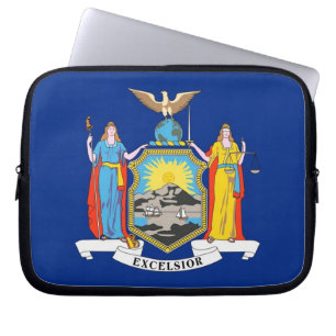 Housse Pour Ordinateur Portable Drapeau de l'État de New York