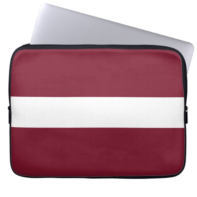 Housse Pour Ordinateur Portable Drapeau de Lettonie (Devant)