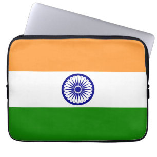 Housse Pour Ordinateur Portable Drapeau de l'Inde