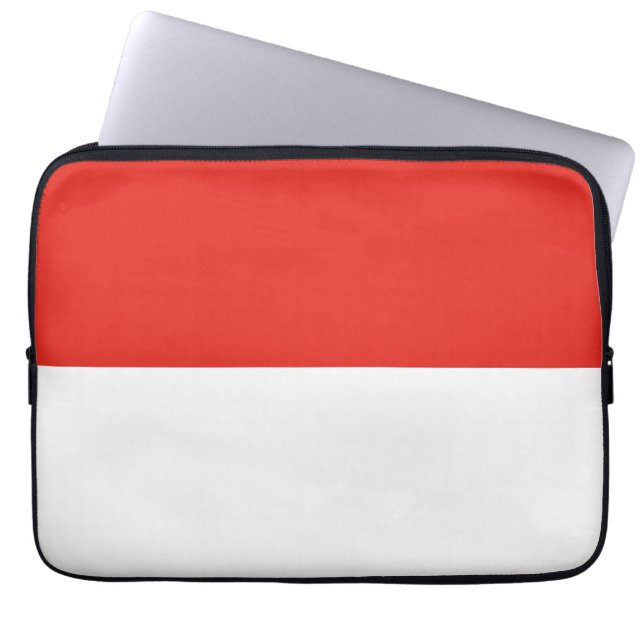 Housse Pour Ordinateur Portable Drapeau de l'Indonésie (Devant)