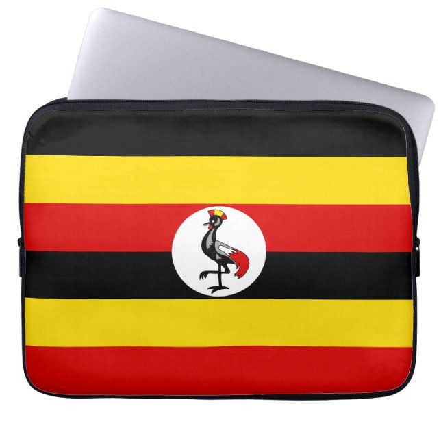 Housse Pour Ordinateur Portable Drapeau de l'Ouganda (Devant)