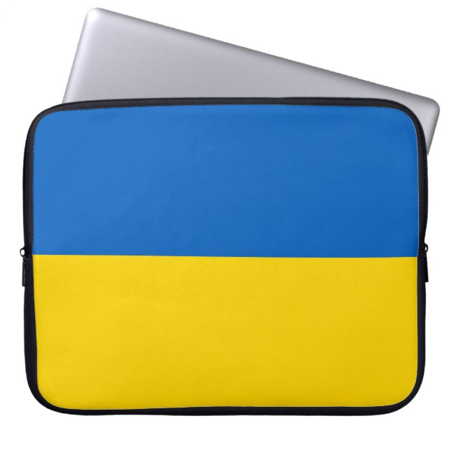 Housse Pour Ordinateur Portable Drapeau de l'Ukraine (Devant)