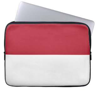 Housse Pour Ordinateur Portable Drapeau de Monaco