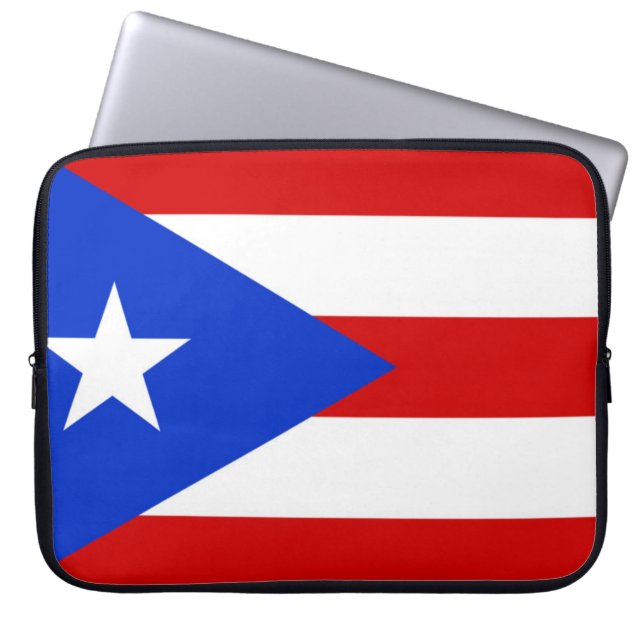 Housse Pour Ordinateur Portable Drapeau de Porto Rico (Devant)