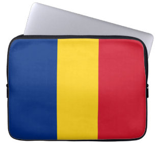 Housse Pour Ordinateur Portable Drapeau de Roumanie