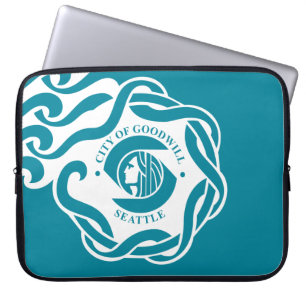 Housse Pour Ordinateur Portable Drapeau de Seattle (Washington)
