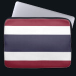 Housse Pour Ordinateur Portable Drapeau de Thaïlande<br><div class="desc">Un cadeau idéal pour tous ceux qui sont patriotes de leur pays !</div>