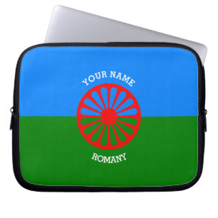 Housse Pour Ordinateur Portable Drapeau de voyageur tzigane romani officiel person
