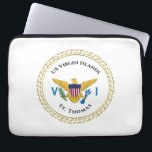 Housse Pour Ordinateur Portable Drapeau des îles Vierges américaines USVI St. Thom<br><div class="desc">Drapeau USVI St. Thomas VI Portable Sleeve est un excellent moyen de profiter du magnifique drapeau des îles Vierges américaines tous les jours ou de donner en cadeau. Le drapeau des îles Vierges américaines a été adopté le 17 mai 1921. Ce design représente les îles Vierges américaines et vous permet...</div>