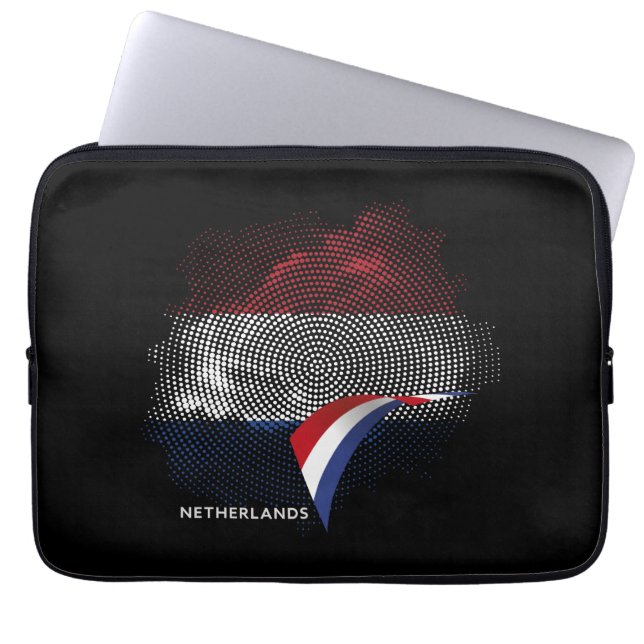 Housse Pour Ordinateur Portable Drapeau des Pays-Bas (Devant)