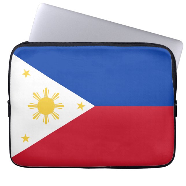 Housse Pour Ordinateur Portable drapeau des Philippines (Devant)