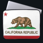 Housse Pour Ordinateur Portable Drapeau d'État de Californie, États-Unis<br><div class="desc">Drapeau de Californie</div>