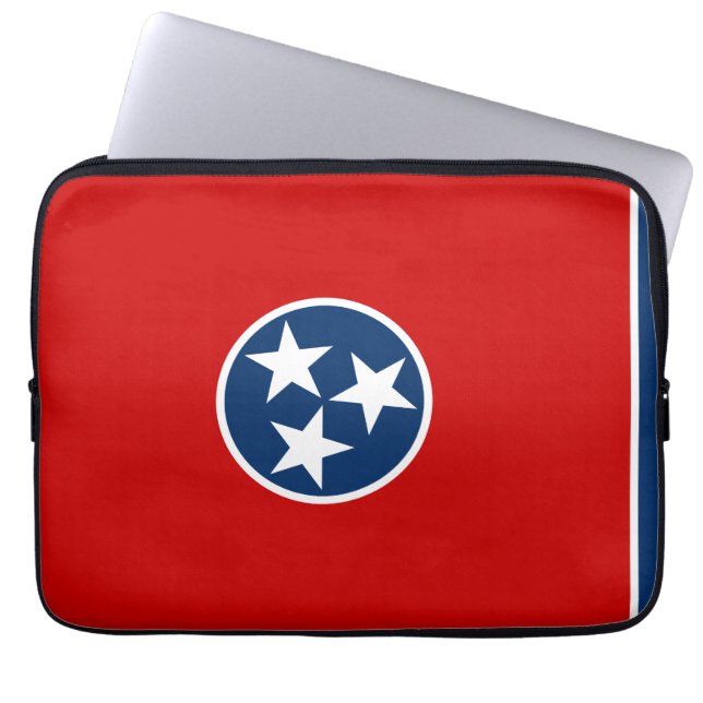 Housse Pour Ordinateur Portable Drapeau d'état du Tennessee (Devant)