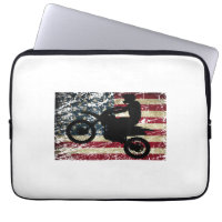 Drapeau Dirt Vélo USA Drapeau T-Shirt Motocross Dr