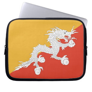 Housse Pour Ordinateur Portable Drapeau du Bhoutan