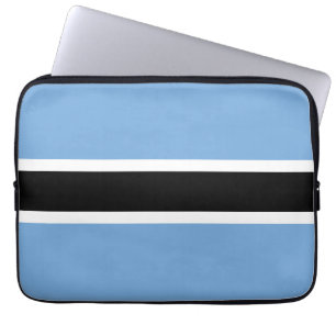 Housse Pour Ordinateur Portable Drapeau du Botswana