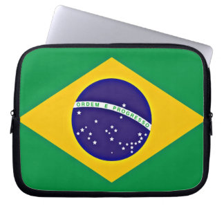 Housse Pour Ordinateur Portable Drapeau du Brésil