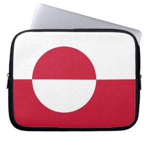 Housse Pour Ordinateur Portable Drapeau du Groenland