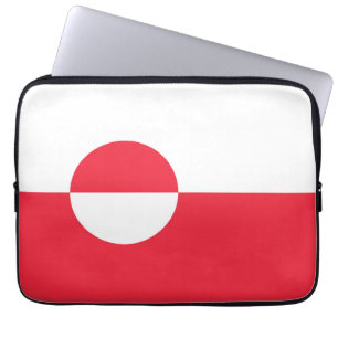 Housse Pour Ordinateur Portable Drapeau du Groenland