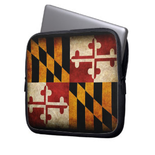 Housse Pour Ordinateur Portable Drapeau du Maryland